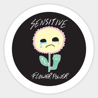 Sensitive Flower Power Sticker